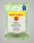 Burt's Bees Soothing Fragrance Free Facial Towelettes, 30 Count